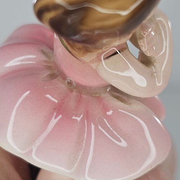 Josef Originals Ballerina Pink Tutu Girl Figurine Gold Shoes *REPAIRED* - Picture 9 of 10